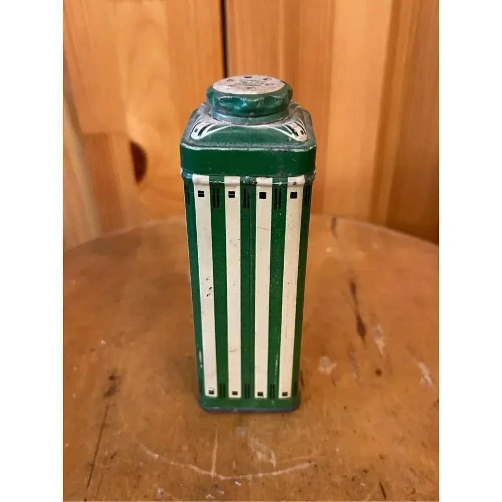 Antique Art Deco Mennen Talcum Powder After Bath Men￼Natural Advertising TIN (82